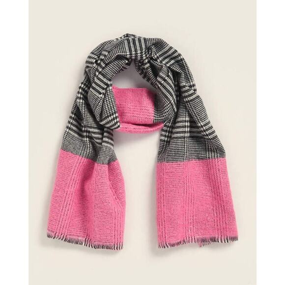Steve Madden Tartan Plaid Neon Scarf Wrap New - Picture 1 of 8